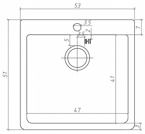 Кухонная мойка Seaman Natural SMC-5351V Supreme