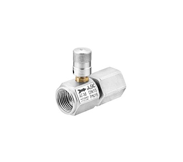 Клапан кнопочный АГ-М G1/2 вн-вн  (давление до 1,6 Мпа) (РОСМА) (41367)