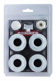  / 1/2" ROMMER  .(40 .) (RAL9016)