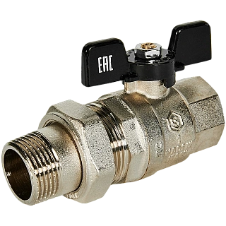 Кран шар. полнопроходной с амер. баб. ВН 1" (8/32) SVB-0007-200025 STOUT (замена арт.57613)