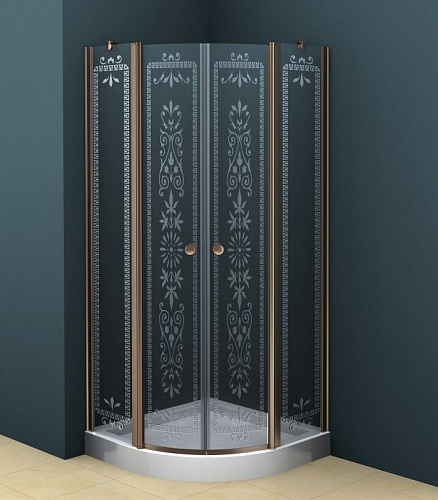 ДУШЕВОЙ УГОЛОК CEZARES ROYAL PALACE-R-2 90-C-Br