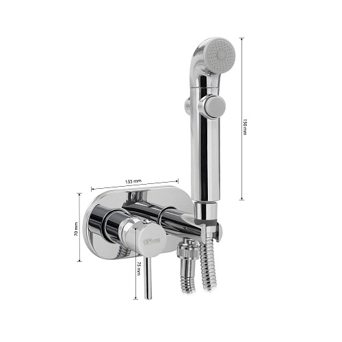 GFmark Смеситель гигиенический ВРЕЗНОЙ латунь (2062) 