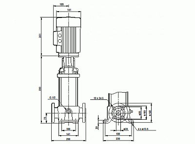 Насос CR 5-6 (1,1кВт, 3х400V) 96517041