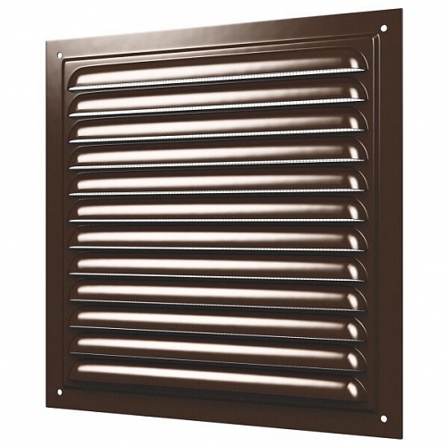 Решетка 3030МЭ коричневая (300х300) сталь 