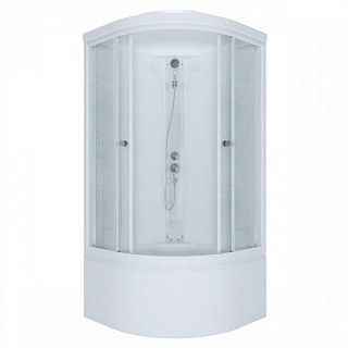 Кабина душевая TRITON Риф Б3-ДН4 90*90 высокий поддон(8 мест + сифон) СНЯТО С ПРОИЗВОДСТВА