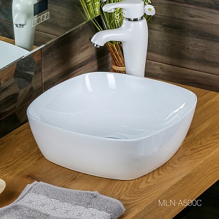 Умывальник фигурный A500C MELANA 