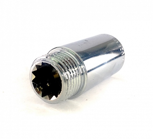 Гайка удл. 1/2"  30мм  Хром  VIEIR  SAX30