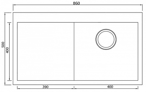 Кухонная мойка Seaman Eco Marino SMV-Z-860L