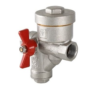 Редуктор давления с краном и фильтром КФРД-15 баб., лев. (VT.299.NL.04) VALTEC