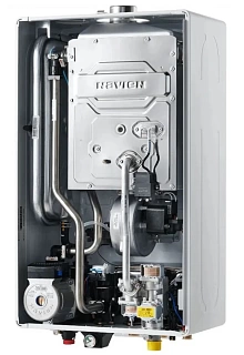 Комплект котельного оборуд-я Navien Deluxe Comfort PLUS COAXIAL-13K без пульта (котёл двухконт, дымоход, стабилизатор) АКЦИЯ!