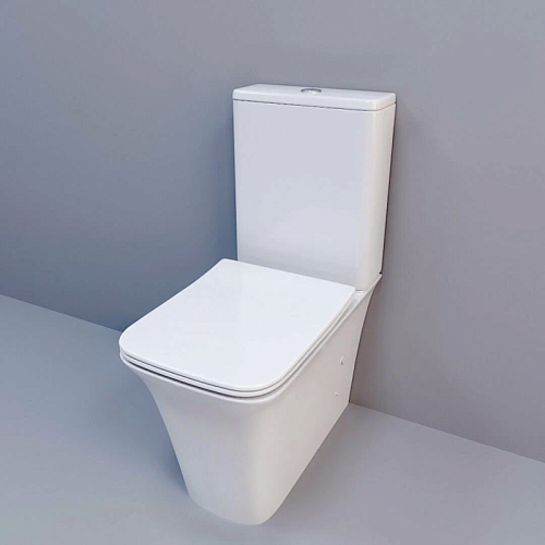 Унитаз-компакт Cerutti SPA "ARNO" безободковый сид.дюропл. м/лифт CT7838