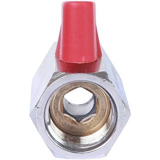 Кран шар. мини, муфтовый 3/8" SVB-0021-000010 STOUT