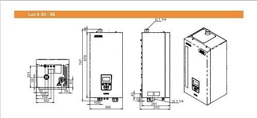 Котел электрический ZOTA Lux-X -  30 ВЫГОДА! 
