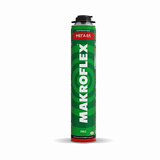 Пена монтажная МАКРОФЛЕКС ПРО 65 Мега 850мл (всесезон)(12) (3003541)
