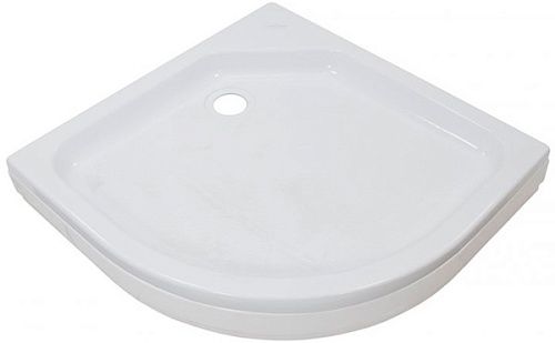 Поддон акриловый 0,8х0,8 TRITON полукруг низкий + сифон ПД22