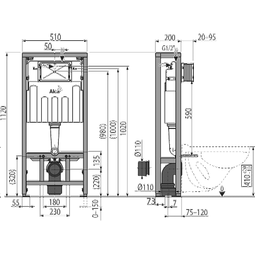   / Alcaplast  (M116/1120)   