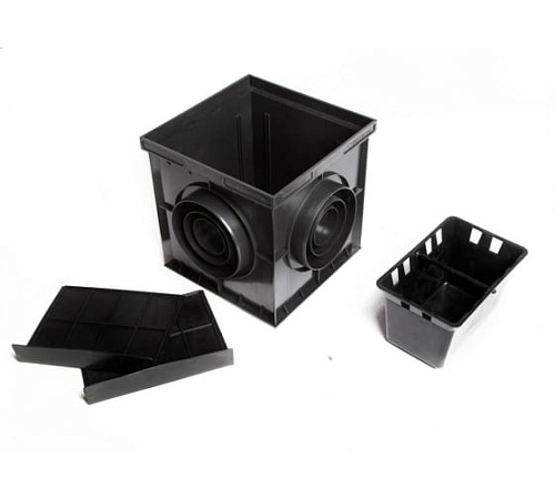 Дождеприемник пластиковый 300х300в сборе (4330V) 300х300х297