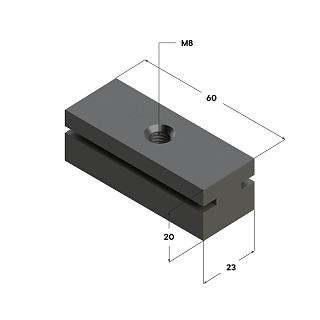 Опора подвижная (скользящая) TSE 28 F1 (120/20 шт/кор) (09411001)