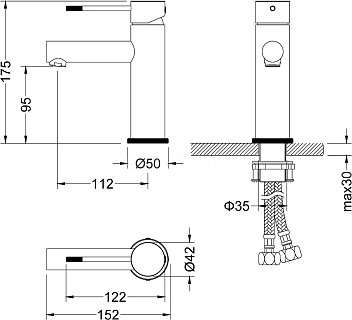 Timo Смеситель д/раковины Saona 2361/17F золото матовое АКЦИЯ!!