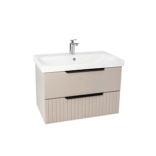 Комплект мебели 80 "Сицилия-80" подвесная 2 ящика капучино  VIANT (ум.MODUO-80)