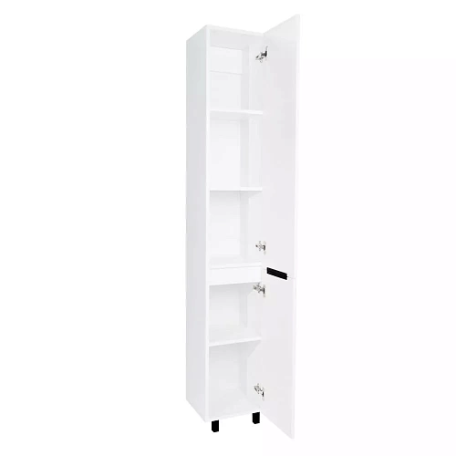 Пенал напольный "Берлин" 30 см универсальный белый VIANT