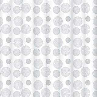 Штора д/ванной комнаты 180*180 полиэстер с FOR-OL02