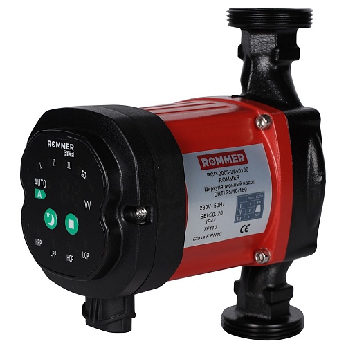 Насос циркуляционный ERTI25/40-180 (с теплоизоляцией) RCP-0003-2540180 Rommer