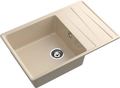 Мойка комп. GRANFEST LEVEL GF-LV-760L  760х500 кашемир с сифоном