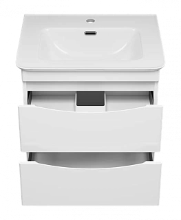 Комплект мебели 60 "Мираж-60" подвесная 2 ящ. белый MISTY (ум.Royce Calypso-60)