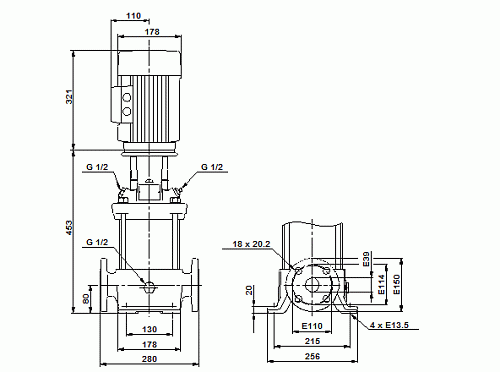 Насос CR 10-05 (2,2 кВт, 3х400V) 96501214