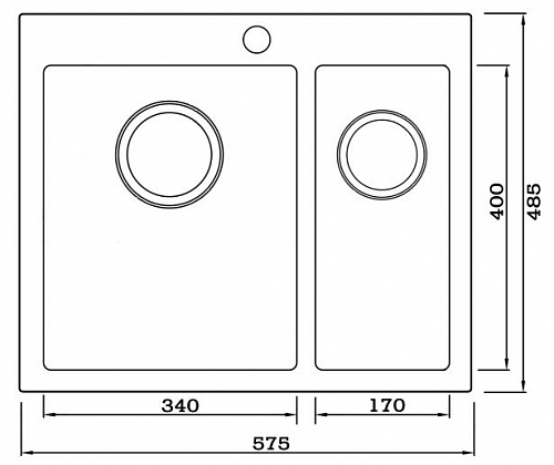 Кухонная мойка Seaman Eco Marino SMV-575R