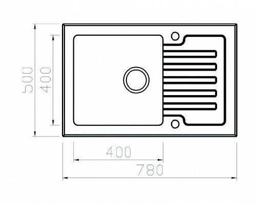 Кухонная мойка Seaman Eco Glass SMG-780B