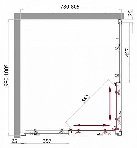   BELBAGNO SELA-AH-2 100/80-Ch-Cr