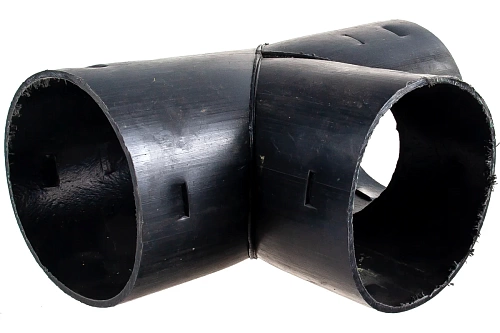 Тройник для дренажных труб Ø110 мм 