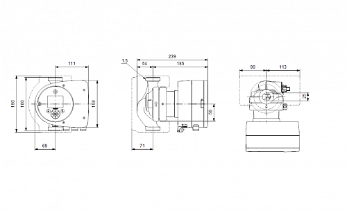 Насос Magna3 25-40 (1х230) 97924244