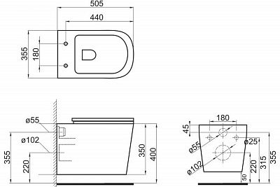   BelBagno "VENETO"  + . / (BB132CHR + BB132SC)