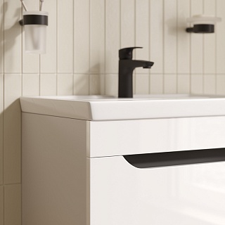 Комплект мебели 60 "Ray-60" напольная, белый глянец эмаль 2 ящ. IDDIS (ум.Zodiac/Ray-60) RAY60WFi95K