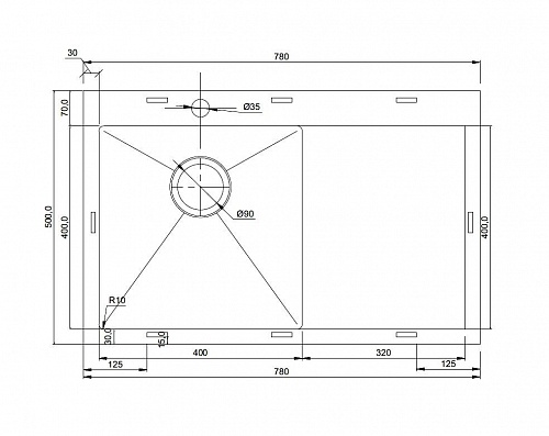 Кухонная мойка Seaman Eco Marino SMV-780R