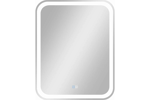 Зеркало 60 "Russo Led" c LED подсветкой (сенсор на зеркале) 600х700 Континент