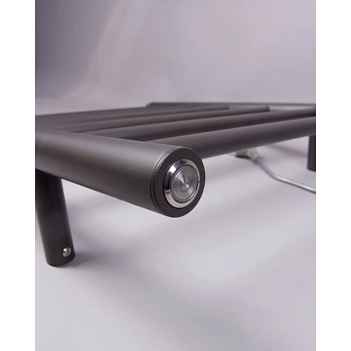 Полотенцесушитель "Kraftte" 510х575 П4 с полкой ГРАФИТ электро САНАКС 44020