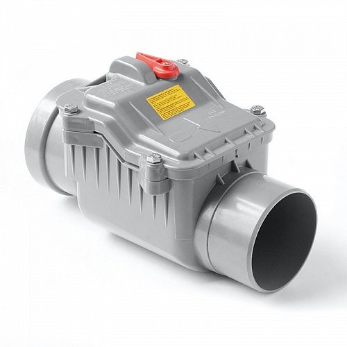 Обратный клапан д.50 канализ. (ПОЛИТРОН)