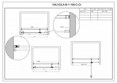     CEZARES VALVOLA-B-1 100-C-Cr