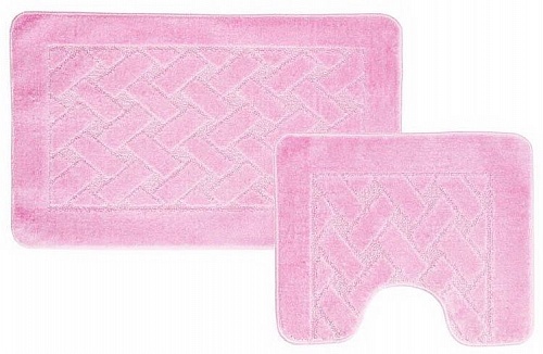 Набор ковриков (2 предмета) КЛАССИК темно-серый 55х90см+45х55 (00361)