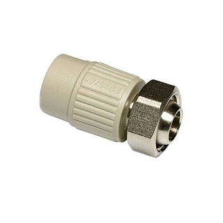 Переход 20*3/4" ЕВРОКОНУС  серый (40/160) ПРО АКВА (РА75010РG) (больше не производится)