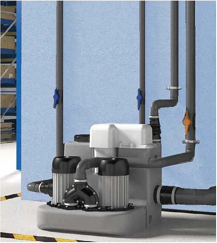 Насос SANICOM 2 (Tmax=90°C, Qmax = 16 м3/ч) 11м?110м ? 2х1,5кВт SFA