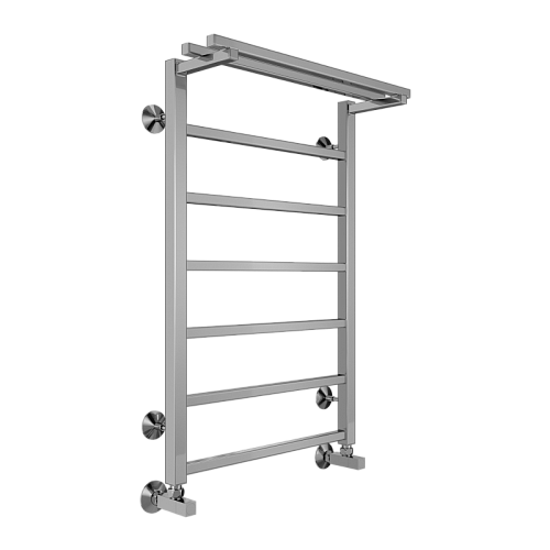 Полотенцесушитель 500х800 П7 "Контур" с полкой + уголки+ эксцентрики+ отражателиTERMINUS 