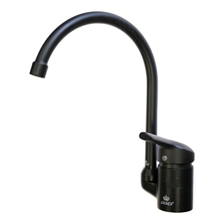 Смес д/кухни Kaiser Athlete ф40 боковой черный-матовый 19044-9  АКЦИЯ