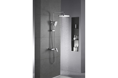 Душ. система ROSE с изливом хром R1836
