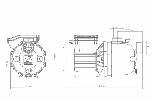 Насос поверхностный "Джамбо" 60/35П