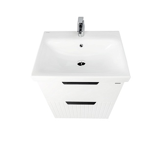 Комплект мебели 60 "Сицилия-60" напольная 2 ящ. белая VIANT (ум.MODUO-60)